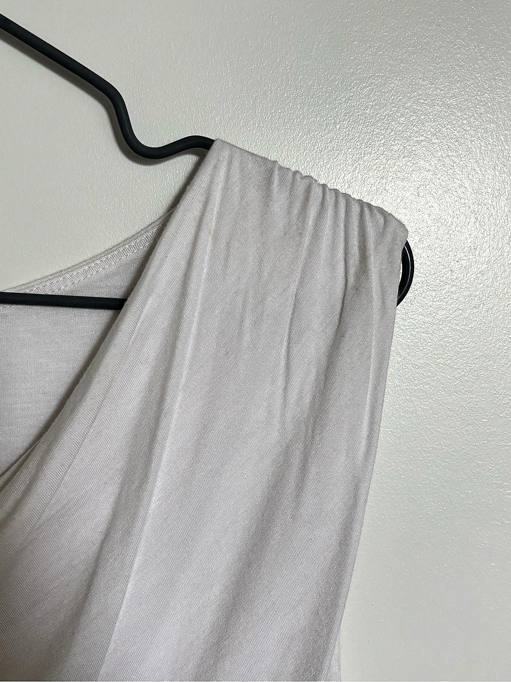 Bailey/44   Draped Ruched Tunic in White Size L - Picture 5 of 7
